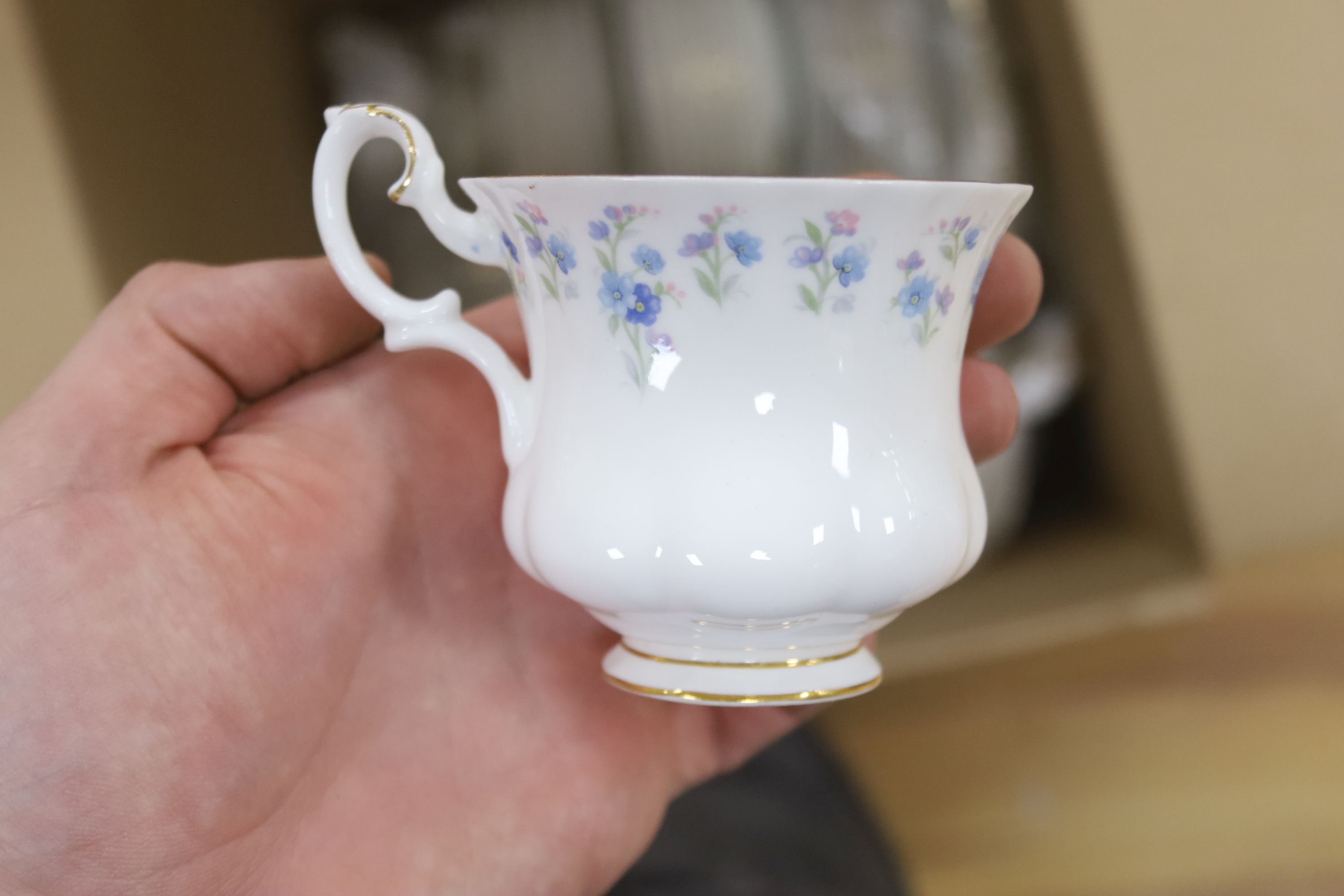 A Royal Albert Memory Lane tea service for eight